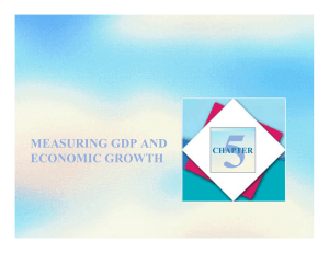 MEASURING GDP AND ECONOMIC GROWTH CHAPTER