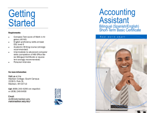 Getting Started Accounting Assistant