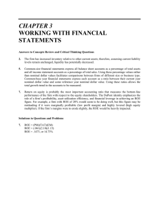 CHAPTER 3 WORKING WITH FINANCIAL