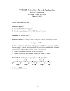TCOM501 – Networking:  Theory &amp; Fundamentals Midterm Examination March 6, 2002