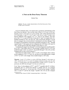 A Note on the Droz-Farny Theorem