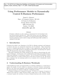 Proc. 11th GI/ITG Conf. Measuring, Modelling, and Evaluation of Computer... Systems, Aache, Germany, Sept. 11-14, 2001, invited keynote paper.