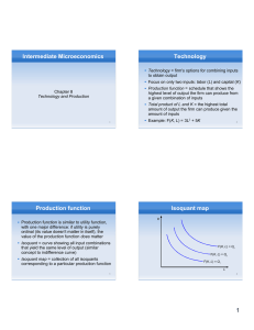 Intermediate Microeconomics Technology