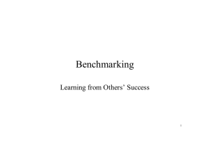 Benchmarking Learning from Others’ Success 1