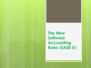 The New Software Accounting Rules-GASB 51