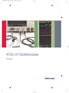 XYZs of Oscilloscopes Primer