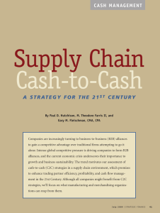 Supply Chain Cash-to-Cash
