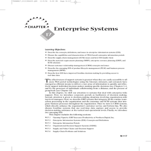 Enterprise Systems 17 CHAPTER
