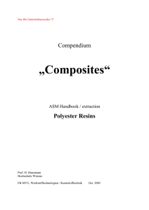 „Composites“ Compendium  Polyester Resins