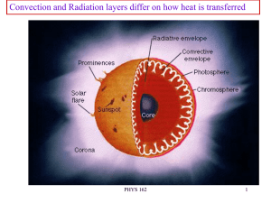 Convection and Radiation layers differ on how heat is transferred 1