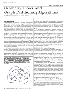 Geometry, Flows, and Graph-Partitioning Algorithms research highlights