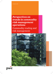 Perspectives on trends in commodity risk management operations