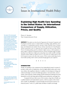 Issues in International Health Policy