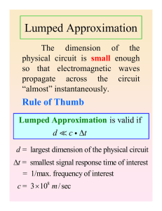 Lumped Approximation