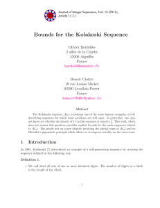 Bounds for the Kolakoski Sequence