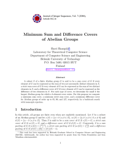 Minimum Sum and Difference Covers of Abelian Groups