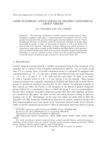 SOME ALGEBRAIC APPLICATIONS OF GRADED CATEGORICAL GROUP THEORY ON