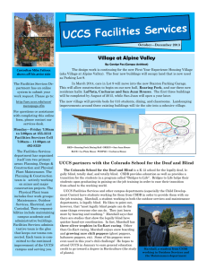 UCCS Facilities Services Village at Alpine Valley