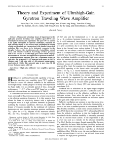 Theory and Experiment of Ultrahigh-Gain Gyrotron Traveling Wave Amplifier