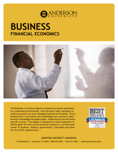 Business Financial economics