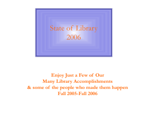 State of  Library 2006