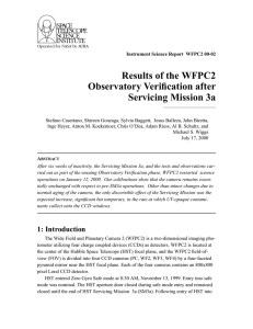 Results of the WFPC2 Observatory Verification after Servicing Mission 3a
