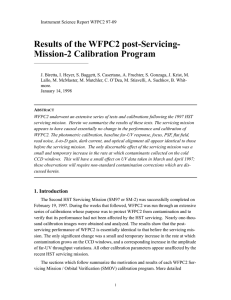 Results of the WFPC2 post-Servicing- Mission-2 Calibration Program