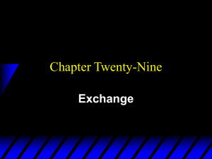 Chapter Twenty-Nine Exchange