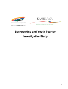 Backpacking and Youth Tourism Investigative Study  1