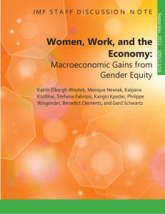 Women, Work, and the Economy: Macroeconomic Gains from Gender Equity