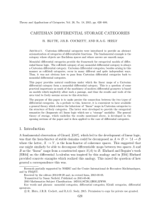 CARTESIAN DIFFERENTIAL STORAGE CATEGORIES R. BLUTE, J.R.B. COCKETT, AND R.A.G. SEELY