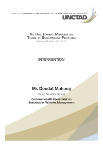 Mr. Deodat Maharaj InterventIon A H