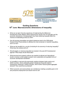 Guiding Questions 18 June: Macroeconomic dimensions of inequality
