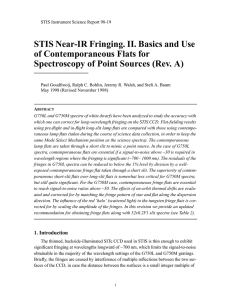 STIS Near-IR Fringing. II. Basics and Use of Contemporaneous Flats for