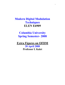 Modern Digital Modulation Techniques Columbia University
