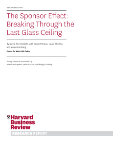 The Sponsor Effect: Breaking Through the Last Glass Ceiling report