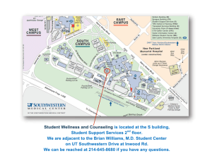 Student Wellness and Counseling is located at the S building, floor.