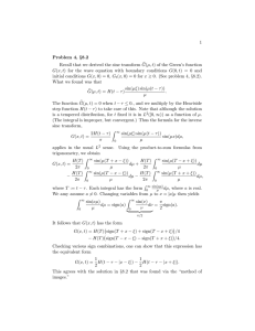 1 Problem 4, §8.2 Recall that we derived the sine transform b