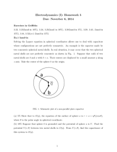 Electrodynamics (I): Homework 5 Due: Noverber 6, 2014