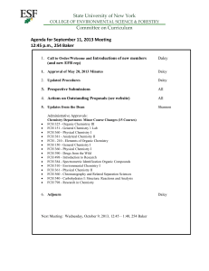State University of New York  Committee on Curriculum    Agenda for September 11, 2013 Meeting 