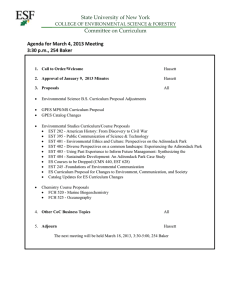 State University of New York  Committee on Curriculum    Agenda for March 4, 2013 Meeting 