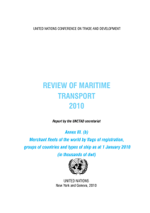 REVIEW OF MARITIME TRANSPORT 2010