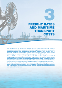 3 FREIGHT RATES AND MARITIME TRANSPORT