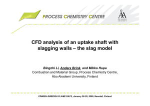 CFD analysis of an uptake shaft with