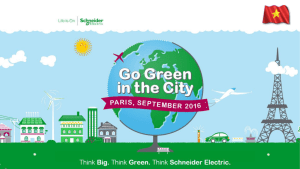Go Green in the City 2016 Program