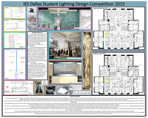 IES Dallas Student Lighting Design Competition 2015 DETAIL 1 A I