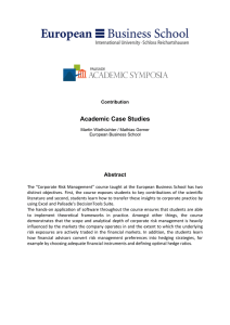 Academic Case Studies  Abstract