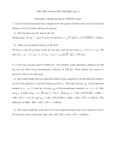 PHY 2053, Section 3794, Fall 2009, Quiz 4