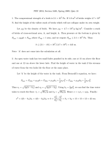 PHY 2053, Section 3438, Spring 2009, Quiz 10