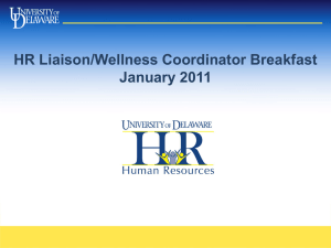 HR Liaison/Wellness Coordinator Breakfast January 2011